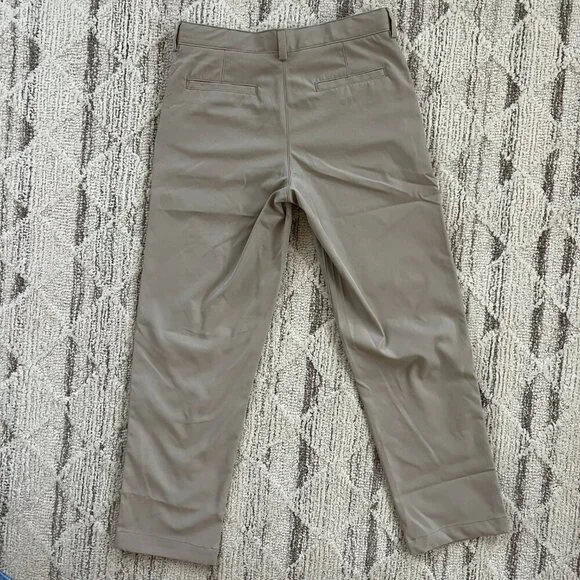NWOT - Lands End 14H Husky Active Performance Boys Chino Pants - Khaki - Picture 3 of 8